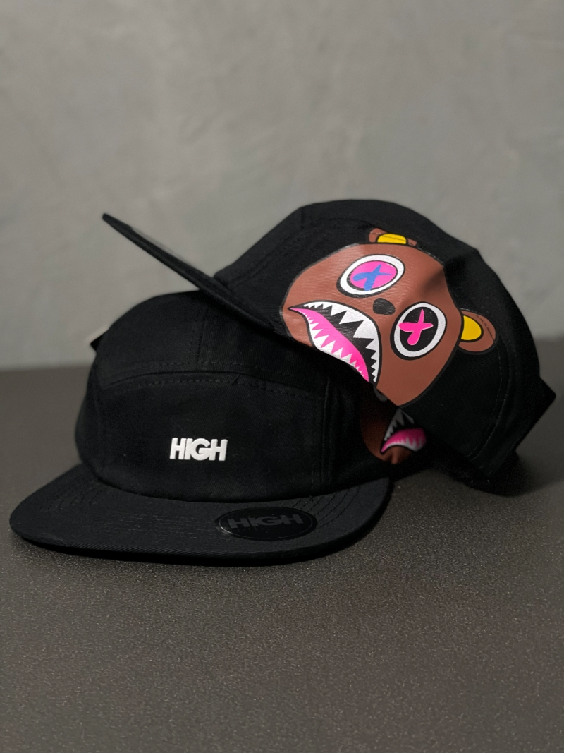 Boné High Company 5-Panel Bear Shark - Black