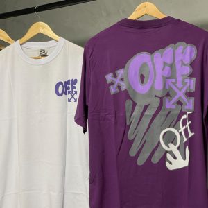 Camiseta Off-White Oversized – Edição "Graffiti Arrow"