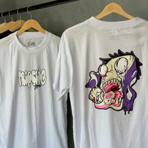 Camiseta Tripside Oversized – Edição "Psychotic Mind" White